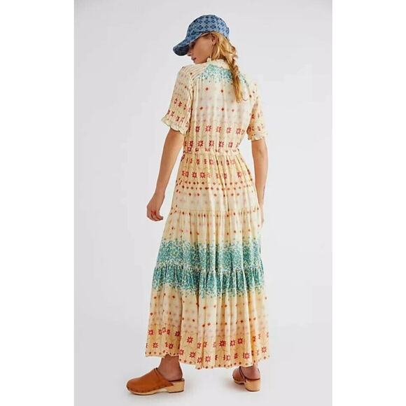 Free People Rare Feeling Maxi Dress Size XS Excellent Condition - Picture 2 of 11